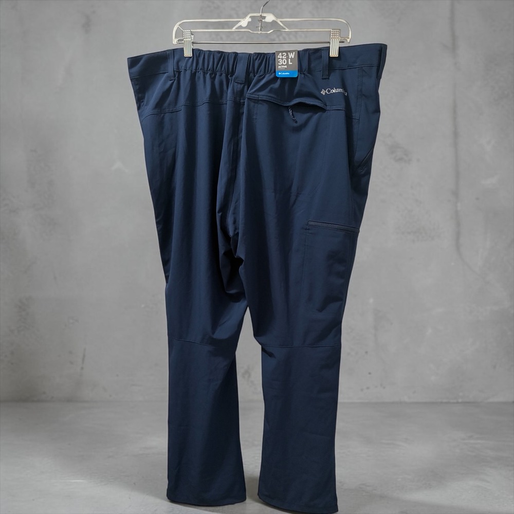 Columbia Fir Ridge Mens 42x30 Navy Blue Hiking Pants Omni-Shield UPF 50 Active - Picture 16 of 16
